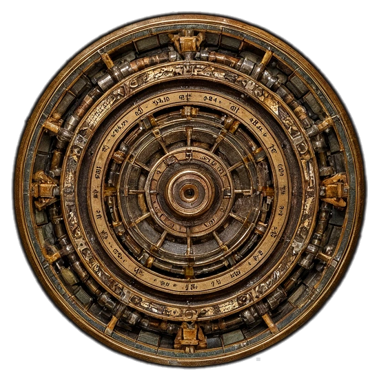 A mechanical dial: structure and coordination