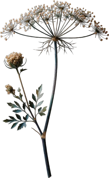 A flowering plant: living growth